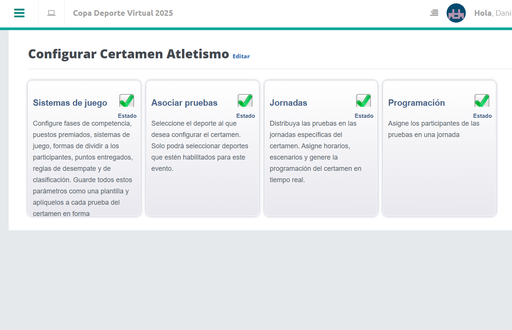 Explicación de Configuración de Certamen 